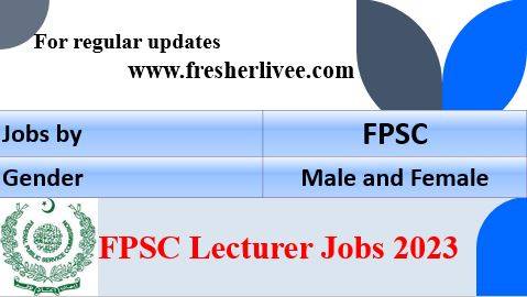 Latest FPSC Lecturer Jobs 2023