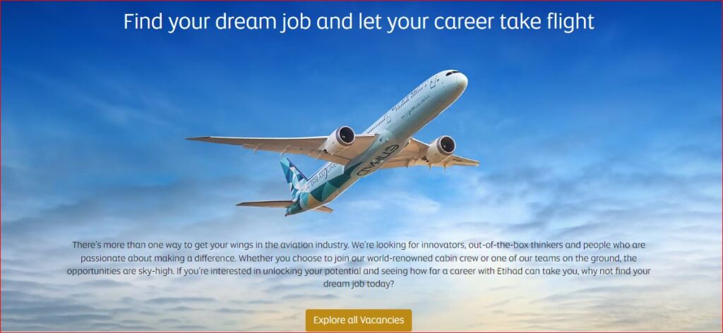 Jobs Openings Etihad Airways 2024